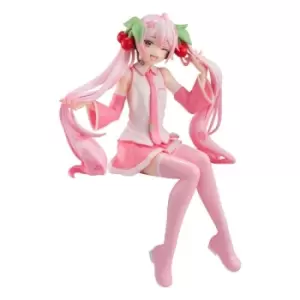 Image of Hatsune Miku Noodle Stopper PVC Statue Sakura Miku Wink Ver. 16 cm