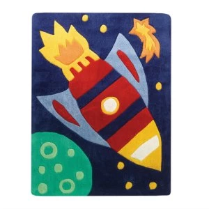 Image of Flair Rugs Flair 70 x 100cm Kiddy Rocket Rug