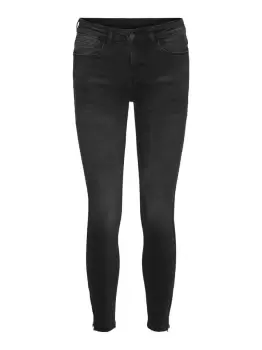 Image of NOISY MAY Nmkimmy Normal Waist Ankle Skinny Fit Jeans Women Grey