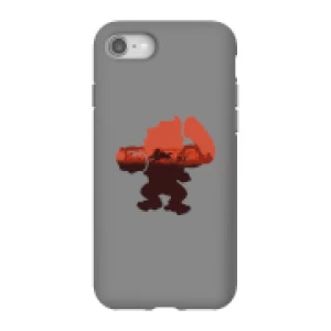 Image of Nintendo Donkey Kong Silhouette Serengeti Phone Case - iPhone 8 - Tough Case - Gloss