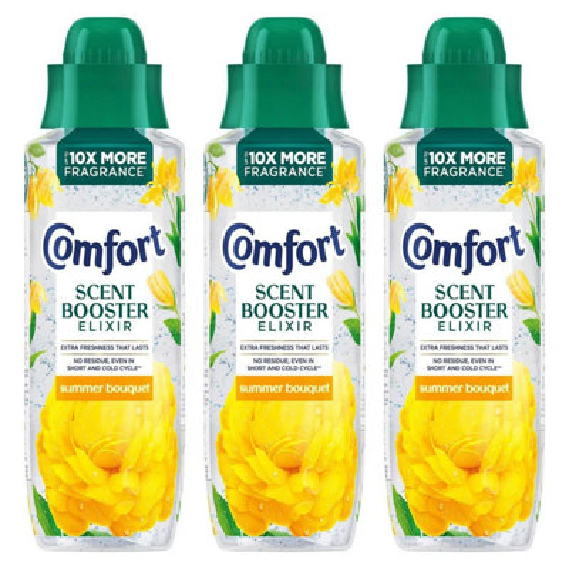 Image of Comfort Botanical Elixir Summer Bouquet Bead-Infused Scent Booster 460Ml, 3 Pack