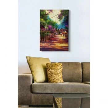 Image of Kanvas Tablo (50 x 70) - 230 Multicolor Decorative Canvas Painting