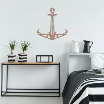 Image of Anchor2 - Copper Copper Decorative Metal Wall Accessory