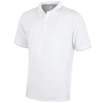Image of Island Green Performance Polo Golf Shirt Mens - White