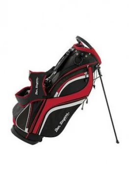 Image of Ben Sayers Dlx Stand Bag Black/Red