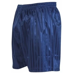 Image of Precision Striped Continental Football Shorts 38-40" Navy Blue