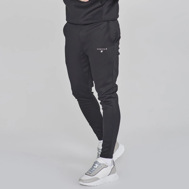 Image of SikSilk Essentials Poly Joggers Black