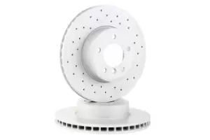 Image of ZIMMERMANN Brake disc 150.3403.52 Brake rotor,Brake discs BMW,5 Limousine (E60),5 Touring (E61),6 Coupe (E63),6 Cabrio (E64)