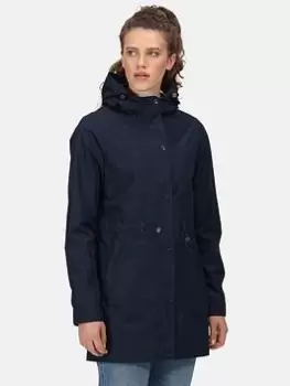 Image of Regatta Blakesleigh Waterproof Shell Jacket - Navy, Size 14, Women