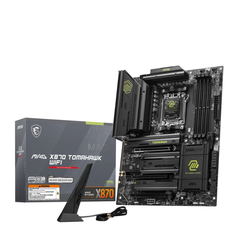 Image of MSI MAG X870 TOMAHAWK WIFI AMD Ryzen DDR5 WIFI Motherboard - Socket AM5