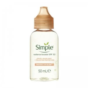 Image of Simple Protect and Glow Radiance booster SPF30 50ml