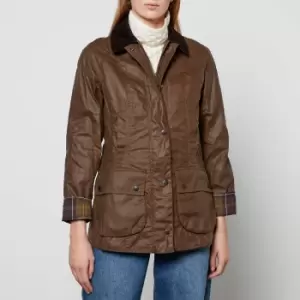 Image of Barbour Womens Beadnell Wax Jacket - Bark - UK 8
