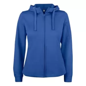 Image of Clique Womens/Ladies Basic Active Full Zip Hoodie (M) (Royal Blue)