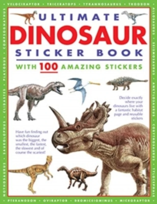 Image of Ultimate Dinosaur Sticker Book : with 100 amazing stickers Paperback / softback
