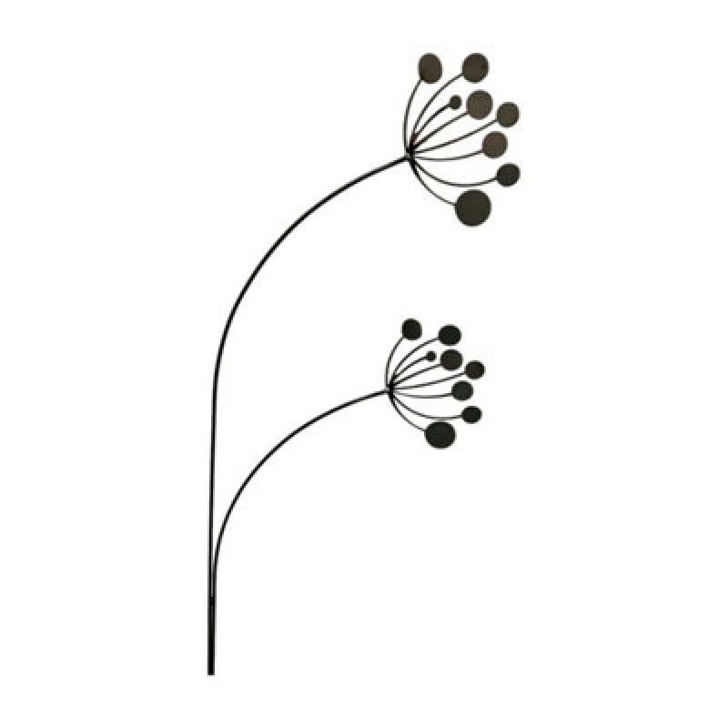 Image of Poppy Forge Cow Parsley Garden Art - Bare Metal/ready To Rust - W37 X H133 Cm