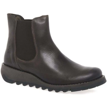 Image of Fly London Salv Womens Casual Ankle Boots womens Low Ankle Boots in Brown,4,5,6,7