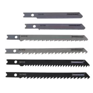 Image of Silverline Jigsaw Blade Set Universal Fitting 30pce - 30pce Wood/Metal