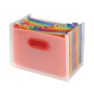 Image of Snopake Rainbow 13 Part Desk Expander A4 15809