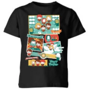 Image of Harry Potter Kids Cute Films Kids T-Shirt - Black - 7-8 Years