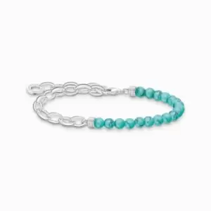 Image of Charm Club Turquoise Pearls Bracelet A2098-404-17