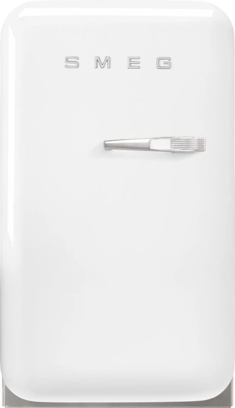 Image of Smeg Left Hand Hinge Mini Bar FAB5LWH5 72cm Fridge - White - D Rated, White