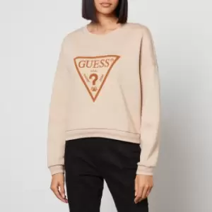 Image of Guess Roxi Cotton-Blend Jersey Sweatshirt - S