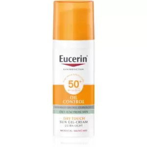 Image of Eucerin Sun Oil Control Protective Cream - Gel Face SPF 50+ 50ml