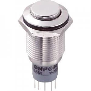 Image of TRU COMPONENTS LAS2GQH 22ZSP Tamper proof pushbutton 250 V AC 3 A 2 x OnOn IP67 latch