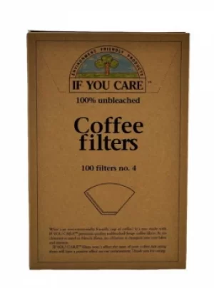 Image of If You Care No. 4 Pack of 100 Compostable Coffee Filters