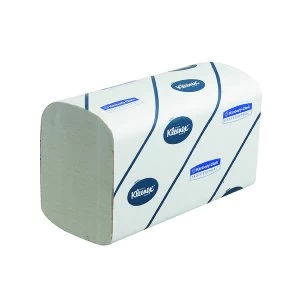 Image of Kleenex Ultra 2 Ply White Hand Towel 124 Sheets Pack of 15 6778