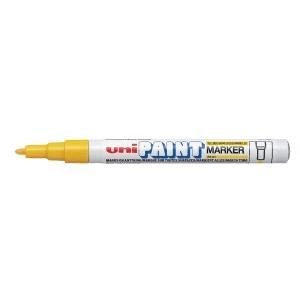Image of Uni-Ball Uni Paint PX-21 Marker Fine Yellow Pack of 12 124511000