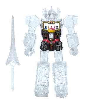 Image of Super7 Mighty Morphin Power Rangers Super Cyborg - Megazord [Clear]