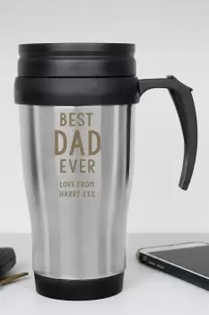Image of Personalised Thermal Mug - Silver