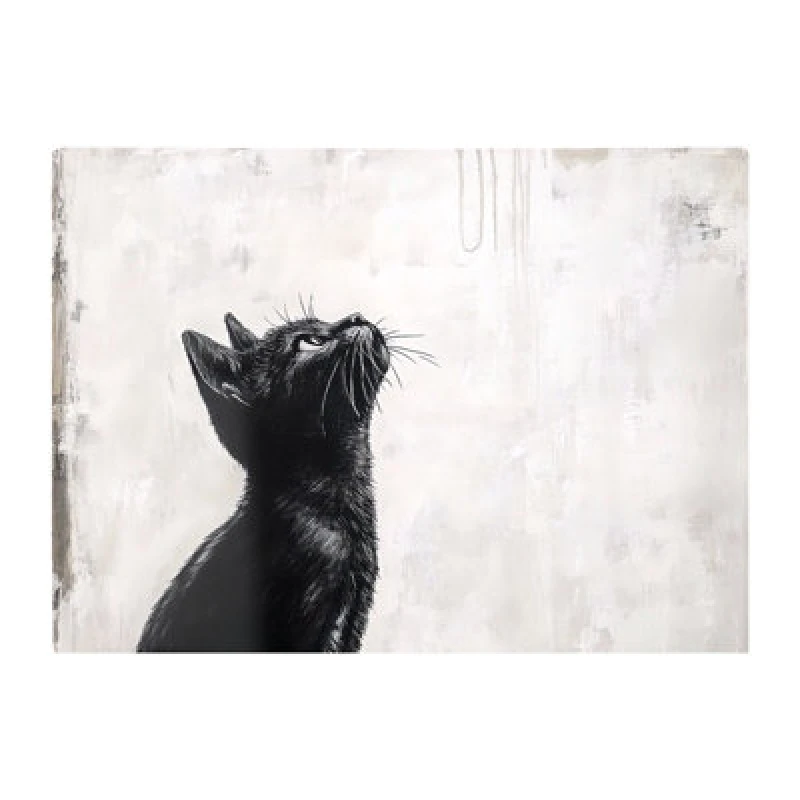 Image of Warren Reed Designer Thoughtful Banksy Inspired Cat Chopping Board