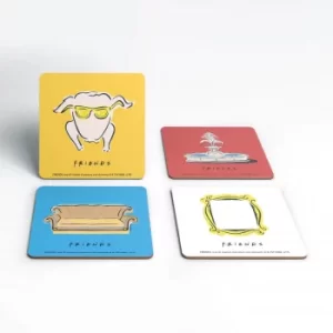 Image of Friends Icons Square Coaster Set