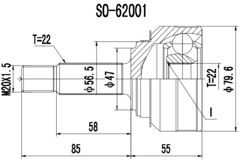 Image of PROCARO 77-SK-100 CV Joint Joint Kit,drive shaft (5)
