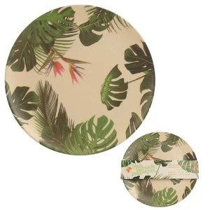 Image of Cheese Plant Design Bambootique Eco Friendly Plate