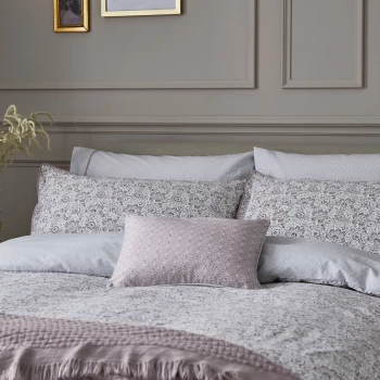 Image of Fable Light Purple Cotton 'Mirabel' Duvet Cover Set - double