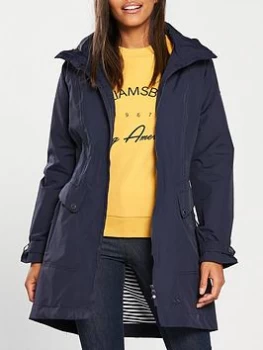 Image of Trespass Rainy Day Waterproof Jacket - Navy, Size XL, Women