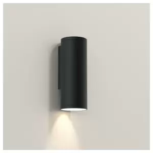 Image of Astro Ava 200 - Coastal LED Outdoor Up Down Wall Light Textured Black IP44, GU10