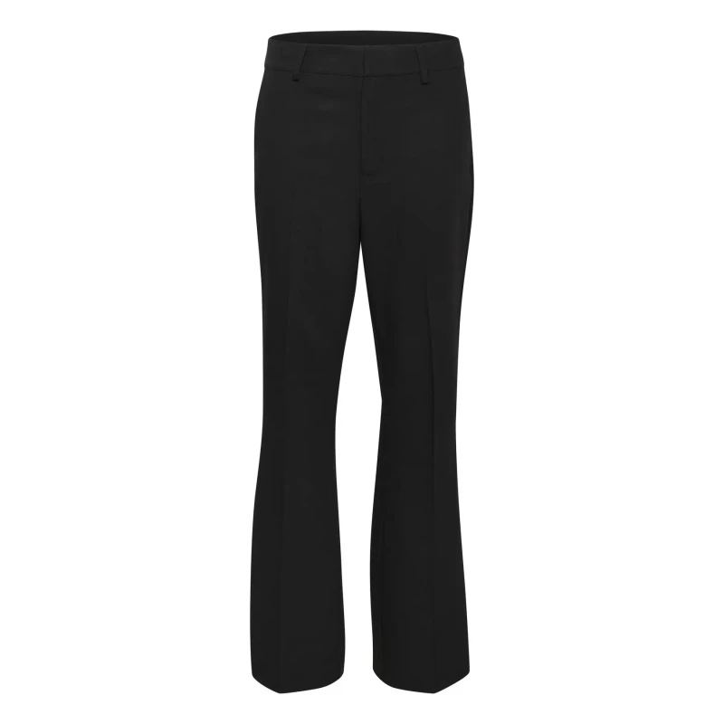 Image of Kaffe Womens flared trousers KAFFE Sakura Noir Female 40