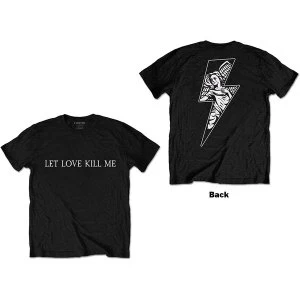 Image of Creeper - Let Love Kill Me Unisex Small T-Shirt - Black