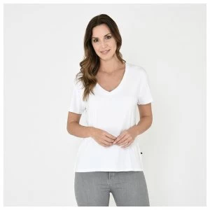 Image of Firetrap Blackseal V Neck Tee - White