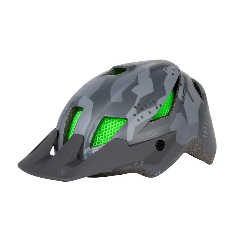 Image of Endura MT500 MTB Helmet Kids Grey Camo unisex One Size