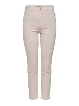 Image of ONLY High Waist Trousers Women Beige