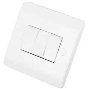 Image of Click Scolmore Mode 10A 3 Gang 2 Way Light Switch Polar White - CMA013