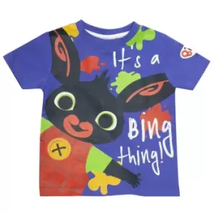 Image of Bing Baby ItA's A Bing Thing T-Shirt (18-24 Months) (Blue)