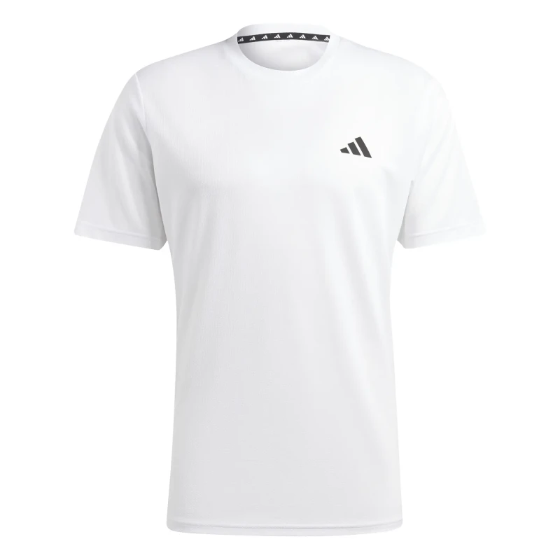 Image of adidas Training Essentials Base T Shirt Mens Short Sleeve Performance T-Shirts M White 56619601390