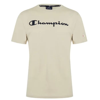 Image of Champion Neck T-Shirt - Brown