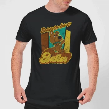 Image of Scooby Doo Born To Be A Baller Mens T-Shirt - Black - 5XL